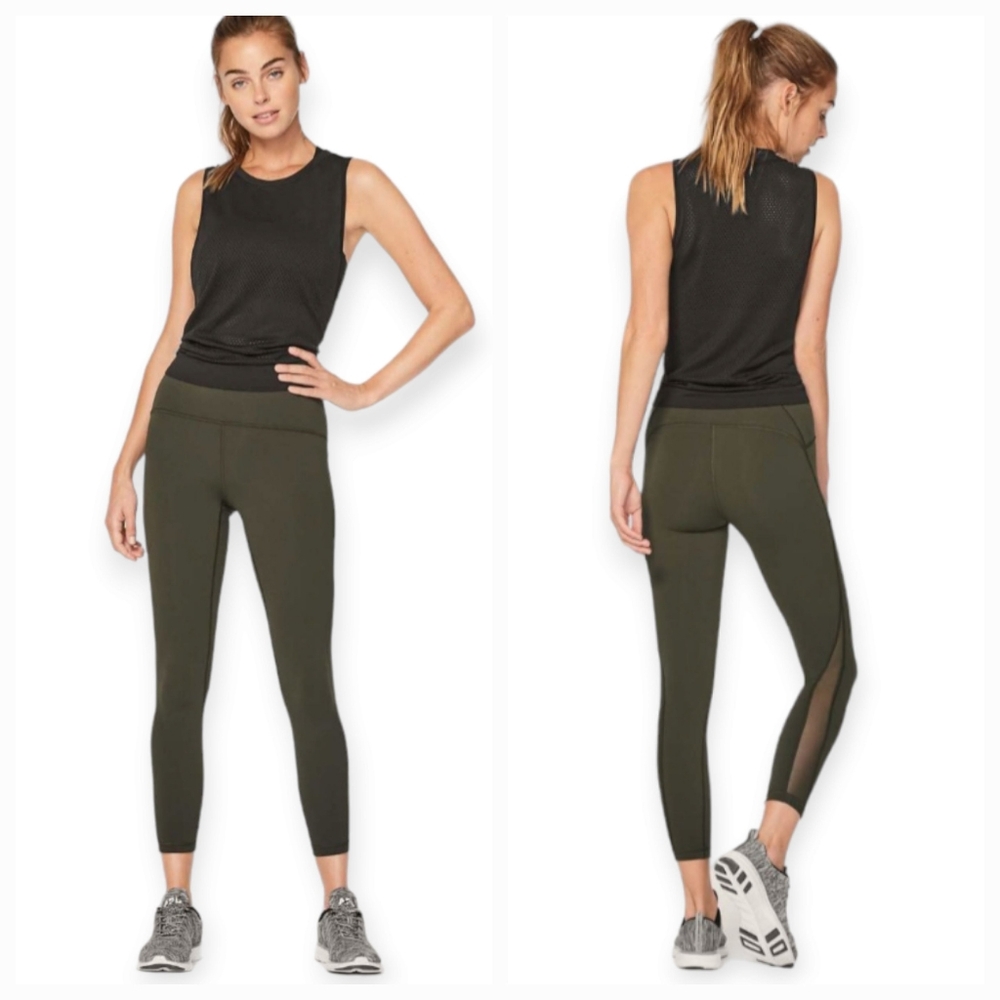 Lululemon Train Times 7/8 Pant (25") Dark Olive